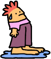 Sad Stress Sticker by Ruppert Tellac