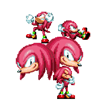 Sonic Knuckles Sticker