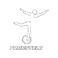 Freestyle Unicycle Sticker