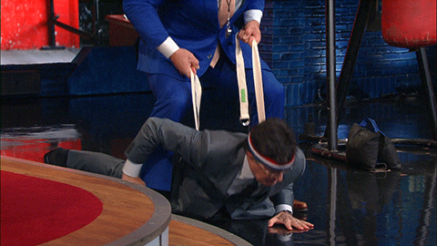 working out stephen colbert GIF by The Late Show With Stephen Colbert
