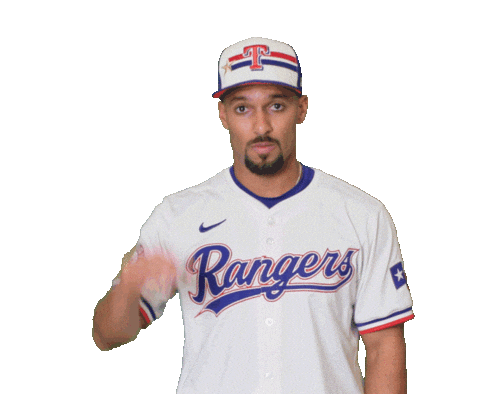 Texas Rangers Hello Sticker by MLB