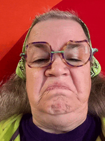 taramaginnis disgust silly face taras glasses sneering GIF