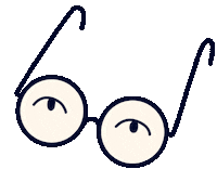 Eyes Looking Sticker by Bett Norris