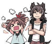 Couple Punch Sticker by Jin