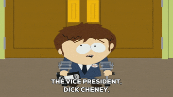 dick cheney interview GIF by South Park 