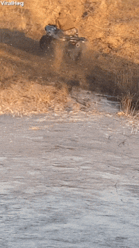 Sudden Stop Sends Man Flying