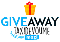 Giveaway Sticker by Taxidevoume Mazi