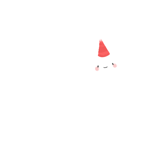 Happy Birthday Ghost Sticker