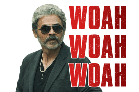 Hold Up Wait Sticker by Rana Naidu