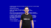 Blue Screen Stress GIF by SamMobile