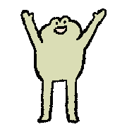 Frog Thank You Sticker