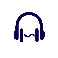 Headphones Flying Sticker by Finnair