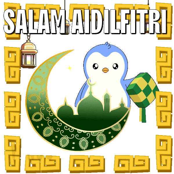 Pray Eid Al Fitr Sticker by Pudgy Penguins