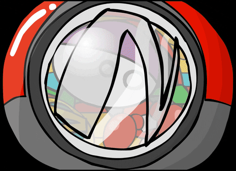 mutantlog giphyupload homestar runner strong bad fisheye lens GIF