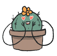 UneCactus love unecactus cactifamily Sticker