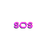 Sos Help Sticker
