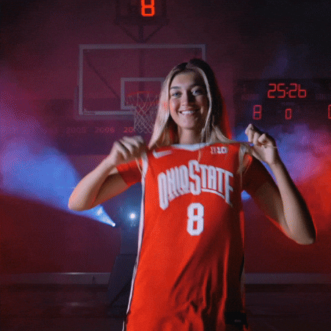 Basketball Hype GIF by Ohio State Athletics