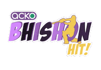 ACKOIndia ipl kkr kolkata knight riders acko Sticker