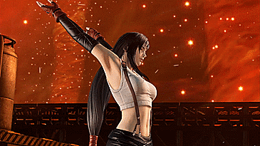 giphyupload trailer final fantasy square enix tifa GIF