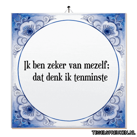 Humor Focus Sticker by Tegelspreuken.nl