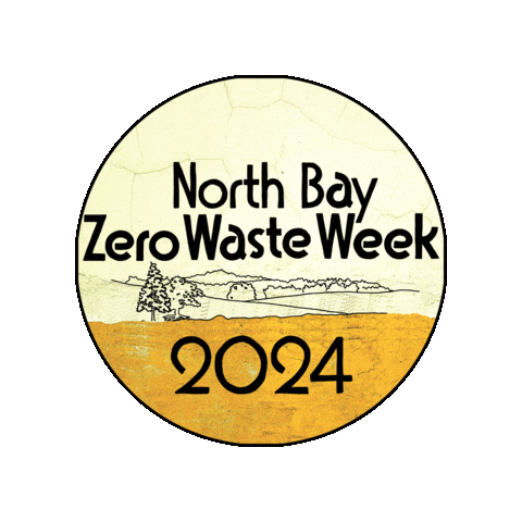 zerowastesonoma giphygifmaker zerowaste sonomacounty northbay Sticker