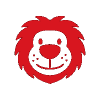 Lion Rot Sticker by SEC-COM