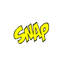 comic book snap Sticker