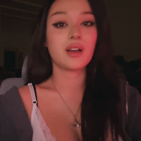 Blinking Cute Girl GIF