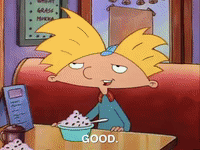 hey arnold nick splat GIF