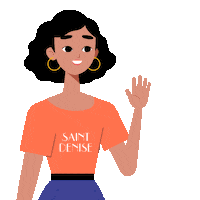 SaintDeniseUy logo foto laura saludo Sticker