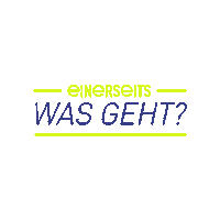 Wasgeht Sticker by Einerseits Magazin