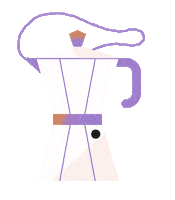 Wake Up Coffee Sticker by Elen Winata