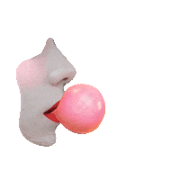 chewing gum fashion Sticker by Chantal Caduff