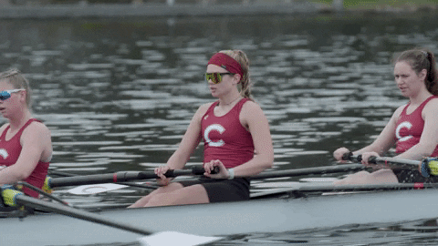 Rowing GIF by Colgate Athletics