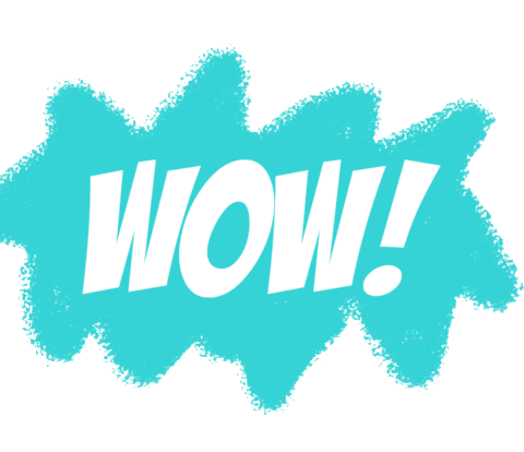 Wow Sticker