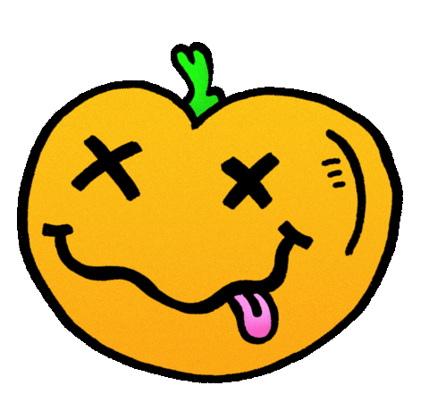 Halloween Fall Sticker by Russell Taysom