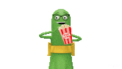 Stephen Colbert Popcorn Sticker by Cricket Wireless