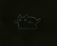 cat drawing GIF by hoppip