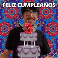 ¡Feliz 3.º cumpleaños!