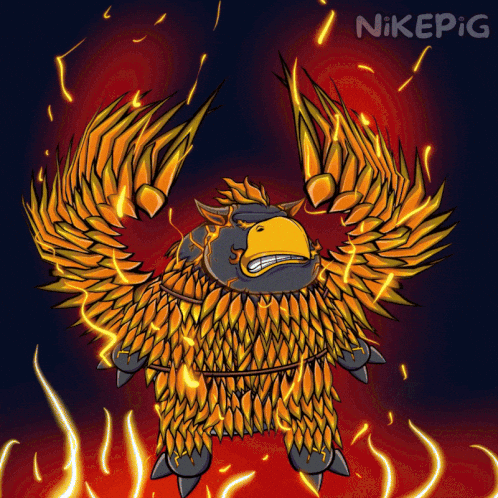 Blast Off Fire GIF by Nikepig