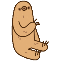 Flower Sloth Sticker by Pusheen