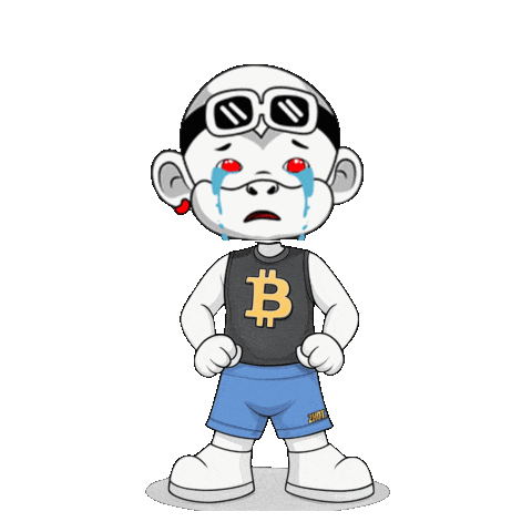 Bitcoin Cry Sticker by Zhot