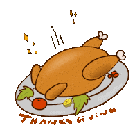 Give Thanks Thanksgiving Sticker