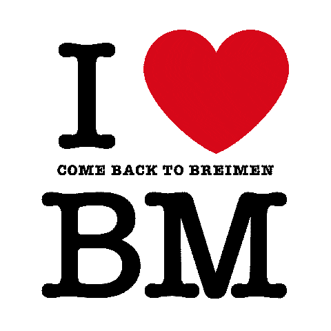 BREIMEN i love you usa america かわいい Sticker