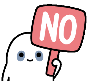 Littleworkingsoul giphyupload no 不要 不行 Sticker