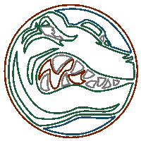 Neon Lights Home Sticker by University of Florida