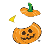 Halloween Pumpkin Sticker by Huey Magoo's