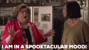 HallmarkChannel reaction halloween hallmark hallmark channel GIF