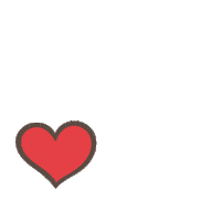 Heart Love Sticker by Polka Dot Bride