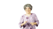 Old Lady Dancing Sticker by Jenny Lorenzo